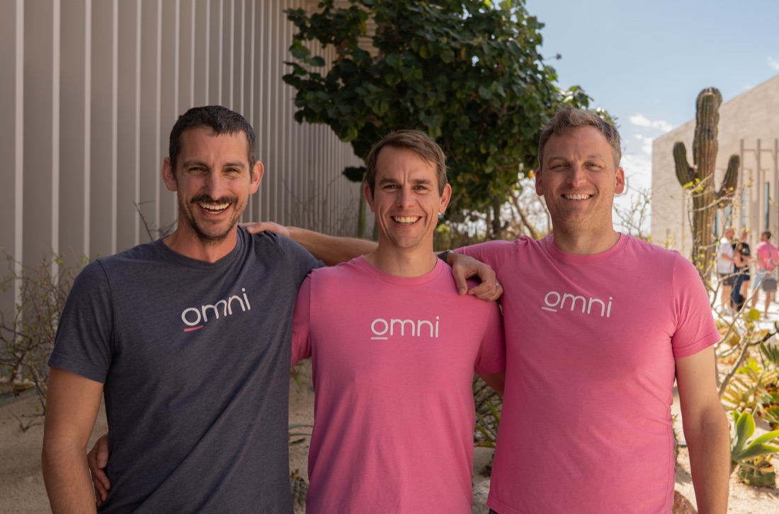 From left to right: Omni co-founders Jamie, Colin, and Chris